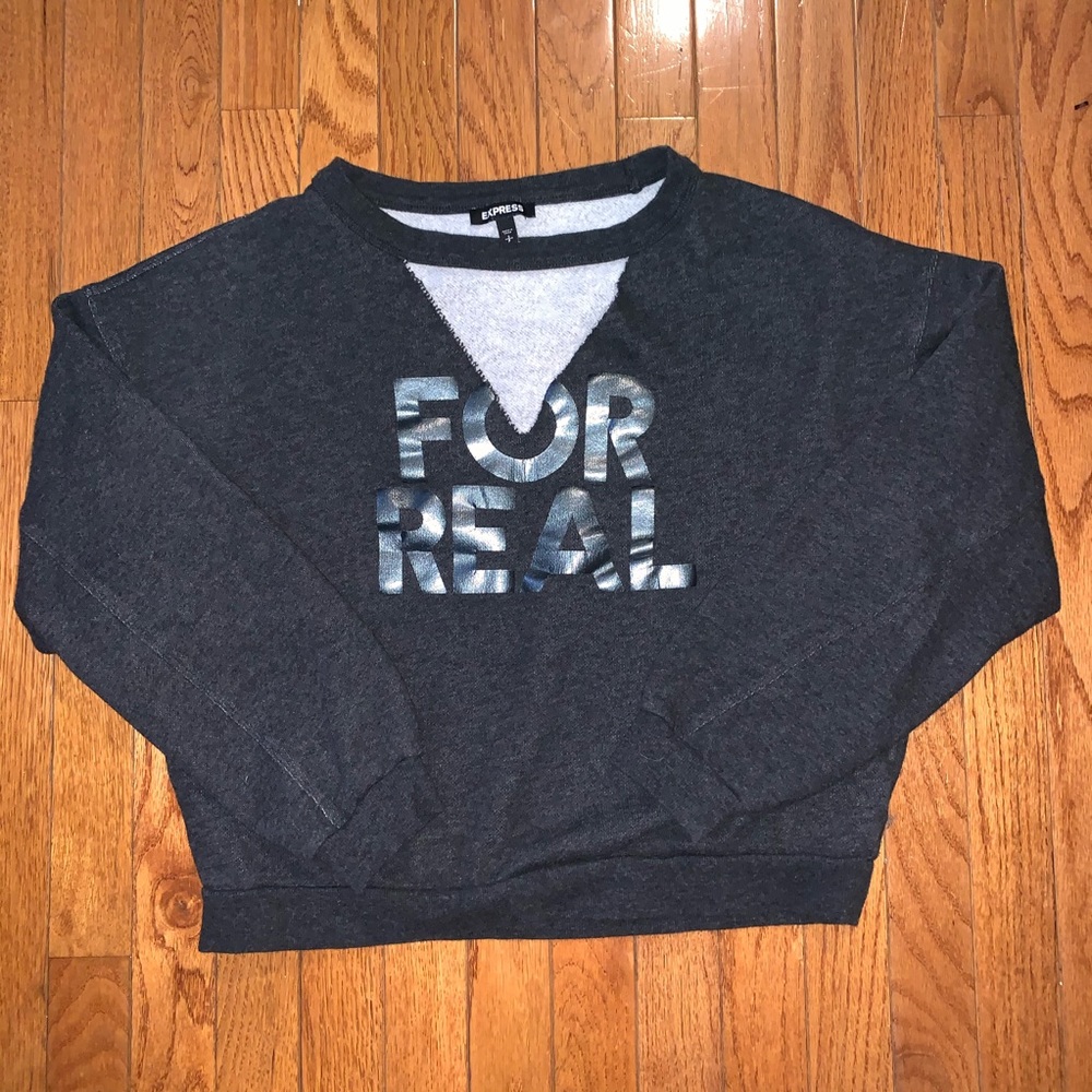Express Cut Out Crew Neck